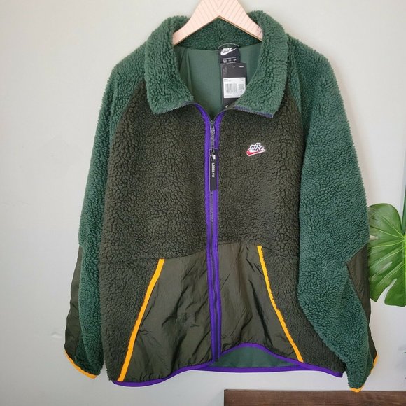Nike Sportswear NSW Sherpa Fleece Jacket Mens XXL
